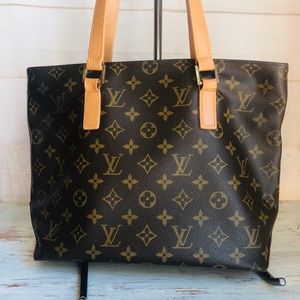 AUTHENTIC LOUIS VUITTON CABAS PIANO SHOULDER TOTE